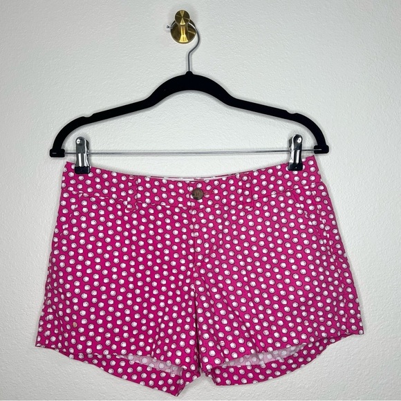 Old Navy Pink & White Seashell Print 100% Cotton Shorts Sz 2 - Picture 2 of 11